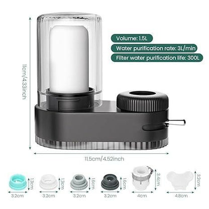 Dual-Spout Kitchen Sink Water Filter